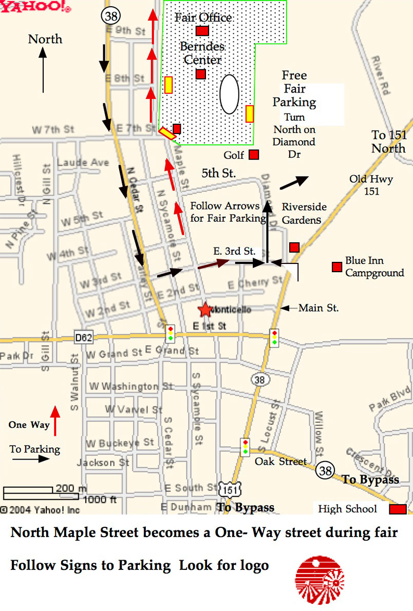 Great Jones County Fair Yahoo Map
