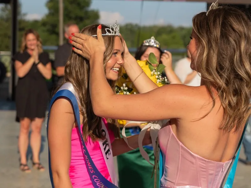 Great Jones County Fair Queen Contest Image Decorative